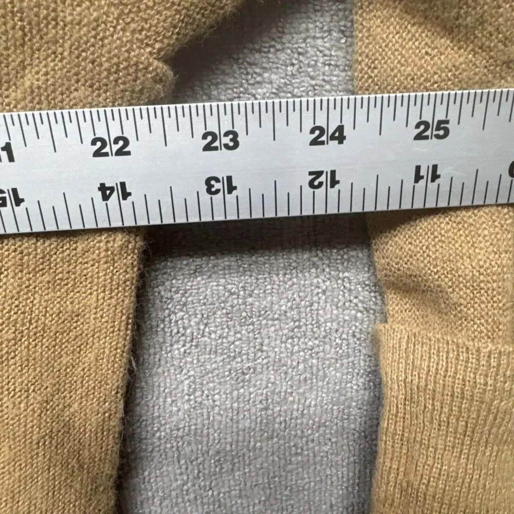Vintage 80s The Fox Sweater Mens M Brown JcPenney Grandpa‎ Preppy Golf Tan